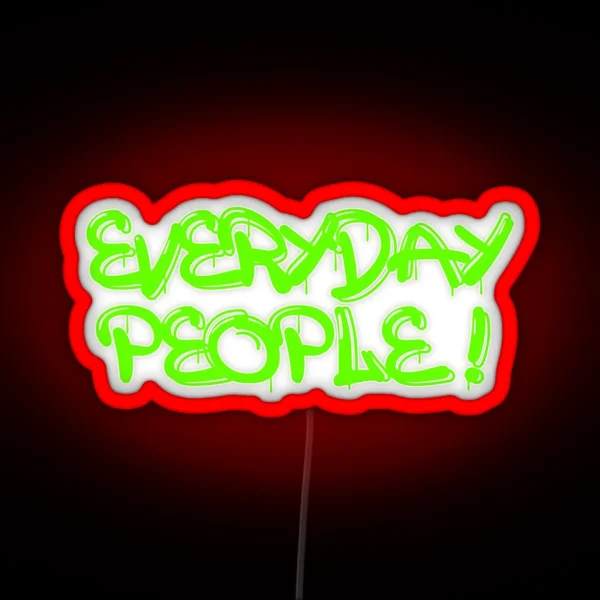 Everyday People RGB Neon Sign