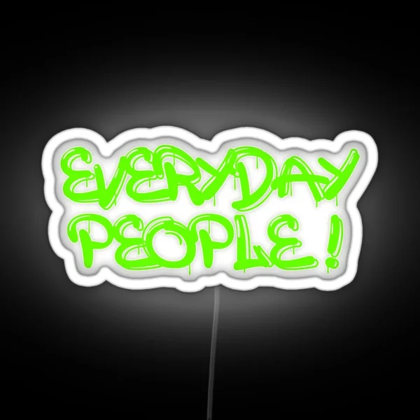 Everyday People RGB Neon Sign