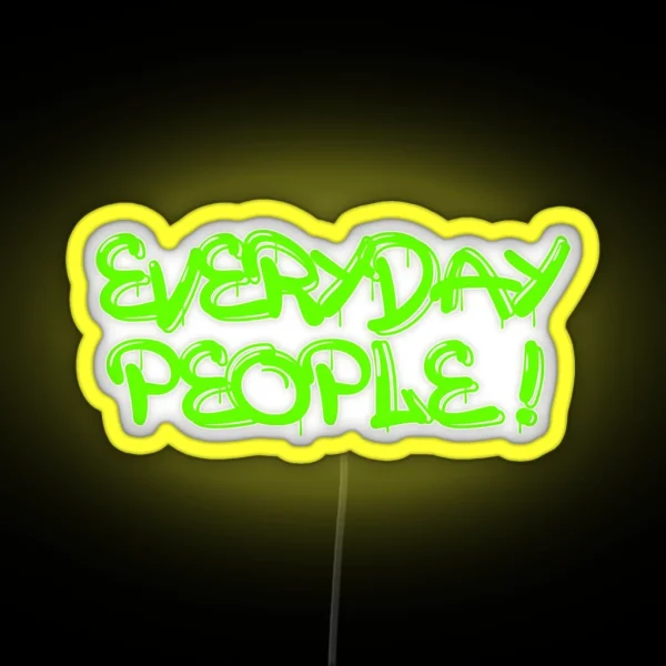Everyday People RGB Neon Sign