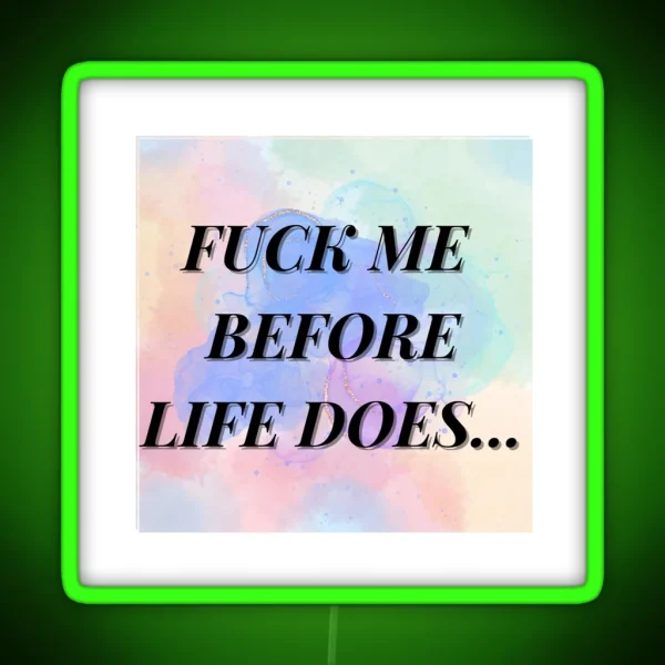 Everyday Tee Perfect Tee For Everyday Life RGB Neon Sign