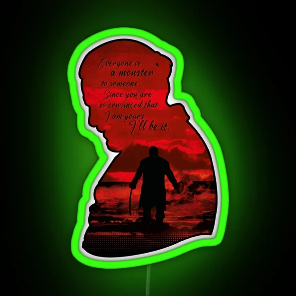 Everyone Is A Monster RGB Neon Sign