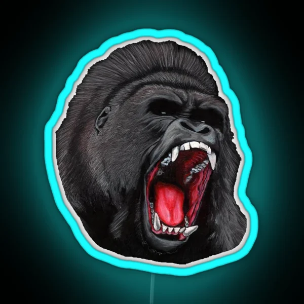 Everyone Loves Gorilla RGB Neon Sign