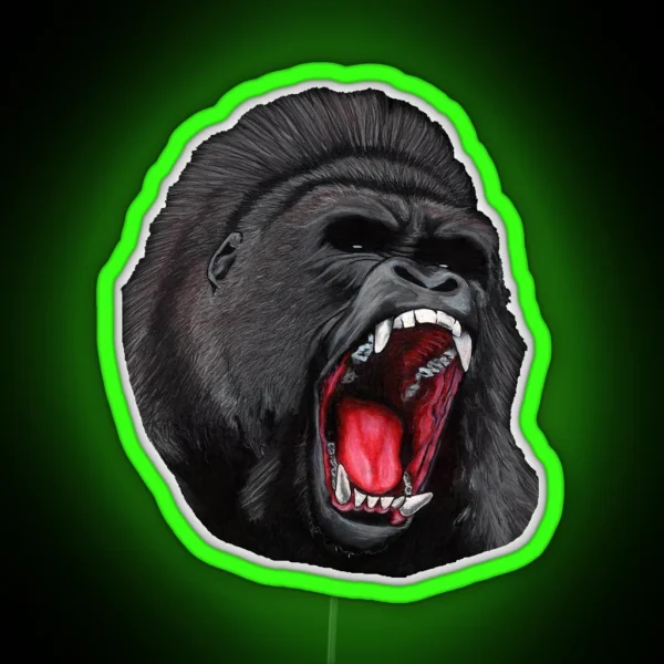 Everyone Loves Gorilla RGB Neon Sign