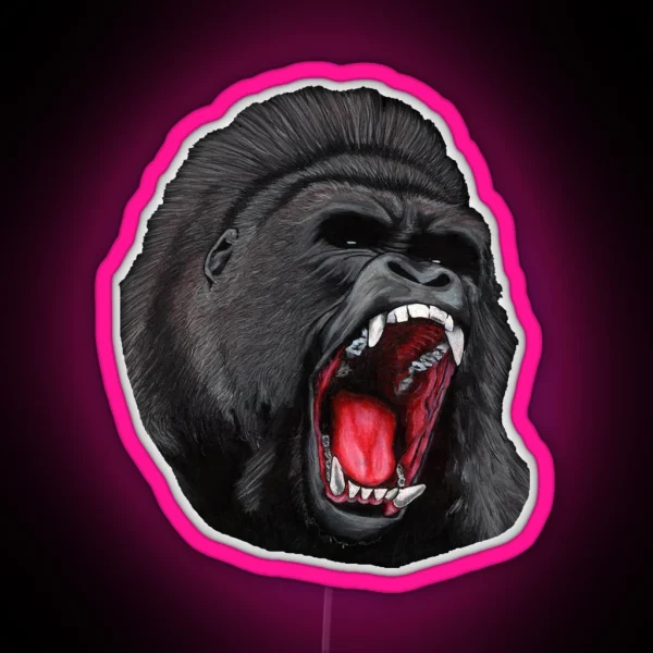 Everyone Loves Gorilla RGB Neon Sign