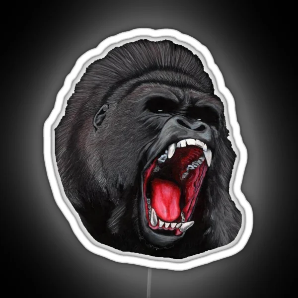Everyone Loves Gorilla RGB Neon Sign
