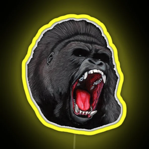 Everyone Loves Gorilla RGB Neon Sign