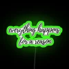 Everything Happens For A Reason RGB Neon Sign - Image 4