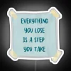 Everything You Lose You Re On Your Own Kid RGB Neon Sign