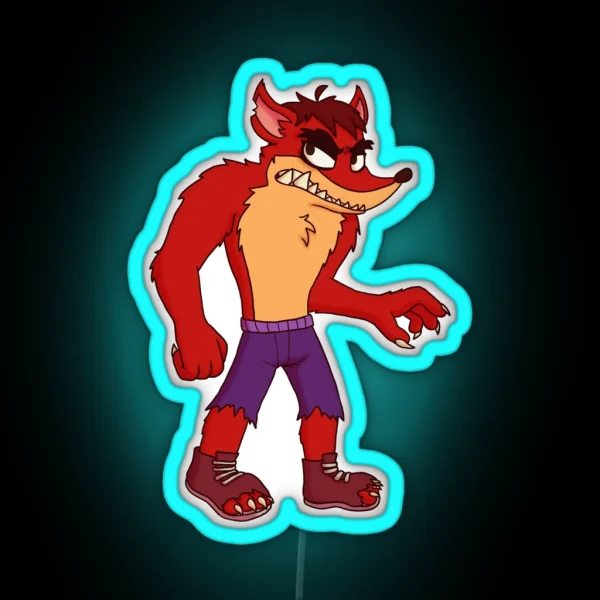 Evil Bandicoot RGB Neon Sign