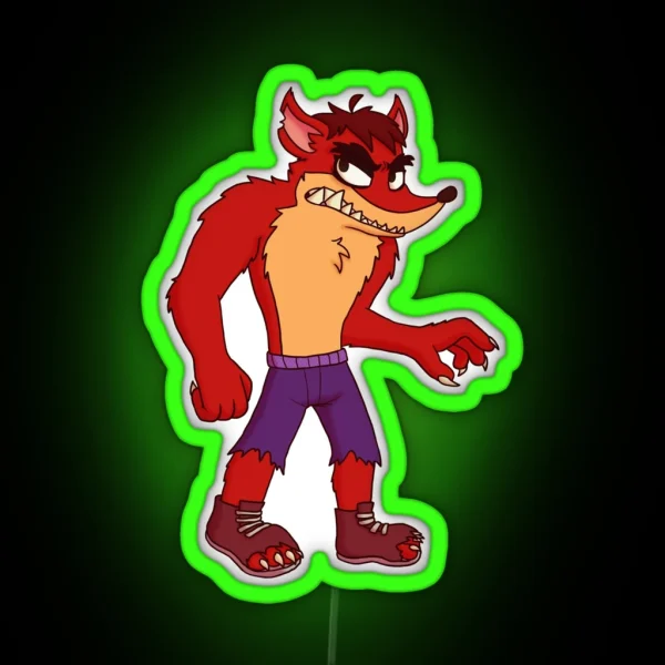 Evil Bandicoot RGB Neon Sign