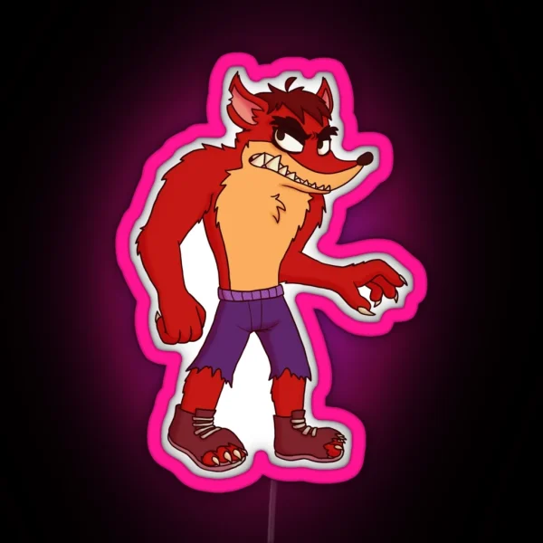 Evil Bandicoot RGB Neon Sign