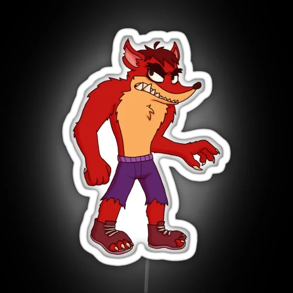 Evil Bandicoot RGB Neon Sign