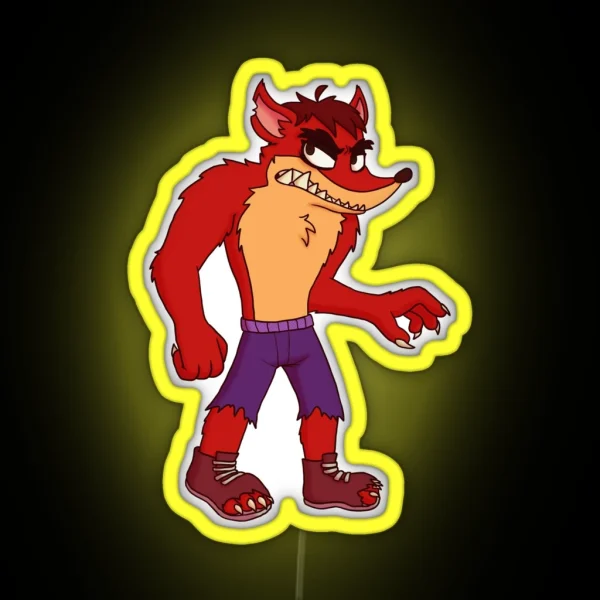 Evil Bandicoot RGB Neon Sign
