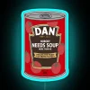Evil Dan Needs Soup Can RGB Neon Sign - Image 2