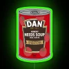 Evil Dan Needs Soup Can RGB Neon Sign - Image 3