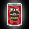 Evil Dan Needs Soup Can RGB Neon Sign - Image 4