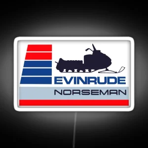 Evinrude Norseman Snowmobiles RGB Neon Sign