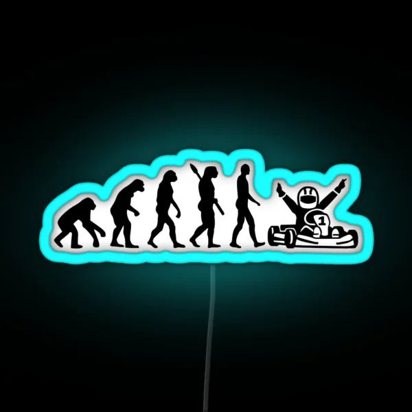 Evolution Kart RGB Neon Sign