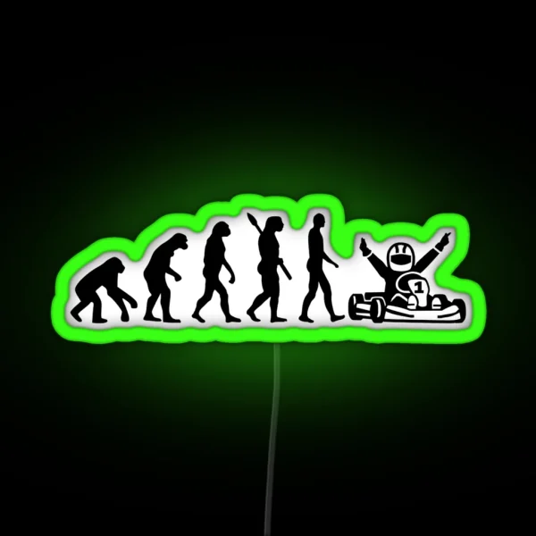 Evolution Kart RGB Neon Sign