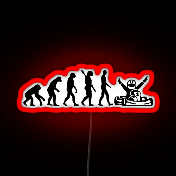 Evolution Kart RGB Neon Sign