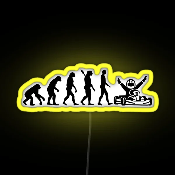 Evolution Kart RGB Neon Sign
