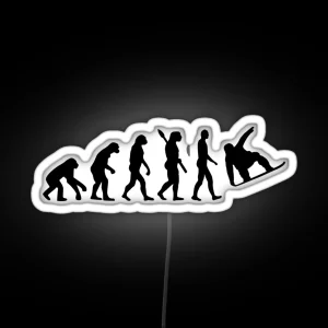 Evolution Snowboard RGB Neon Sign