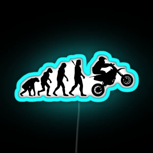 Evolution Supermoto RGB Neon Sign