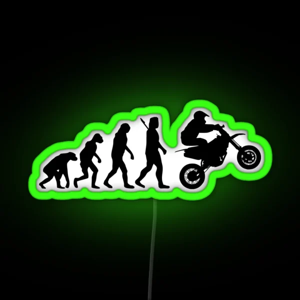 Evolution Supermoto RGB Neon Sign