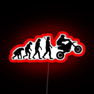 Evolution Supermoto RGB Neon Sign