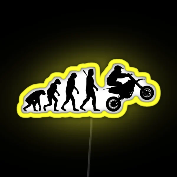 Evolution Supermoto RGB Neon Sign