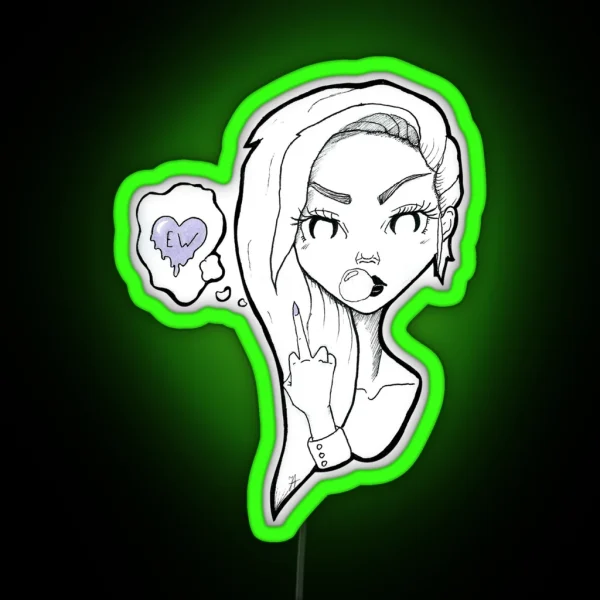Ew RGB Neon Sign