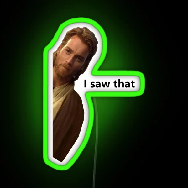 Ewan I Saw That Jesus I Saw That Meme Led Fridge Magnet RGB Neon Sign