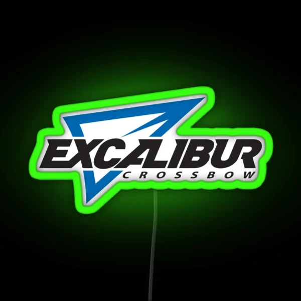 Excalibur Crossbow RGB Neon Sign