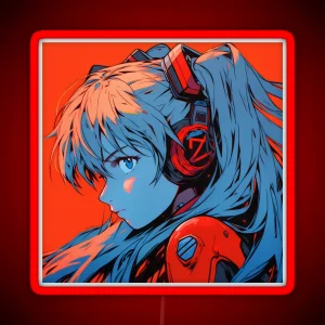 Exclusive Neon Genesis Evangelion XXIV Art And Merchandising Stunning Images For True Fans RGB Neon Sign