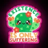 Existence Is Only Suffering RGB Neon Sign - Image 6