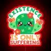 Existence Is Only Suffering RGB Neon Sign - Image 2