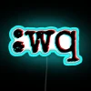 Exit Vim Wq Sign Pro Programmers Tip Funny RGB Neon Sign - Image 2