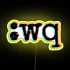 Exit Vim Wq Sign Pro Programmers Tip Funny RGB Neon Sign - Image 5