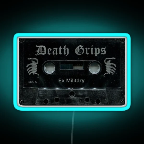 Exmilitary Tape Death Grips RGB Neon Sign