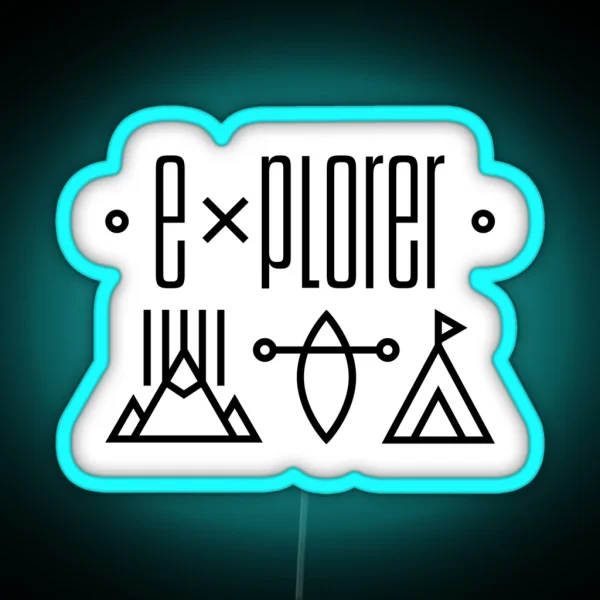 Explorer RGB Neon Sign