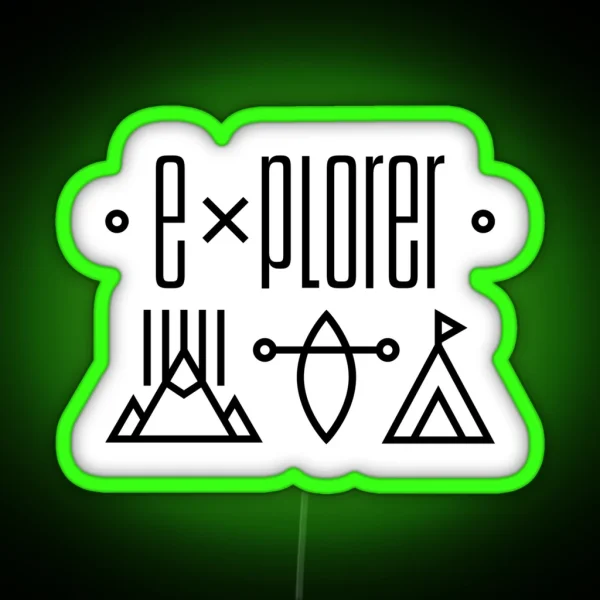 Explorer RGB Neon Sign