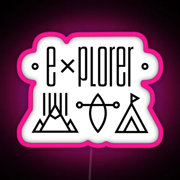 Explorer RGB Neon Sign