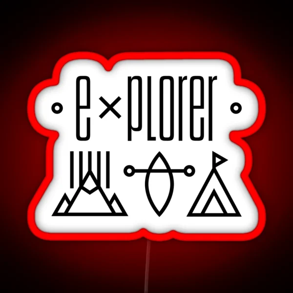 Explorer RGB Neon Sign