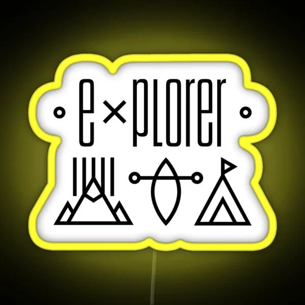Explorer RGB Neon Sign