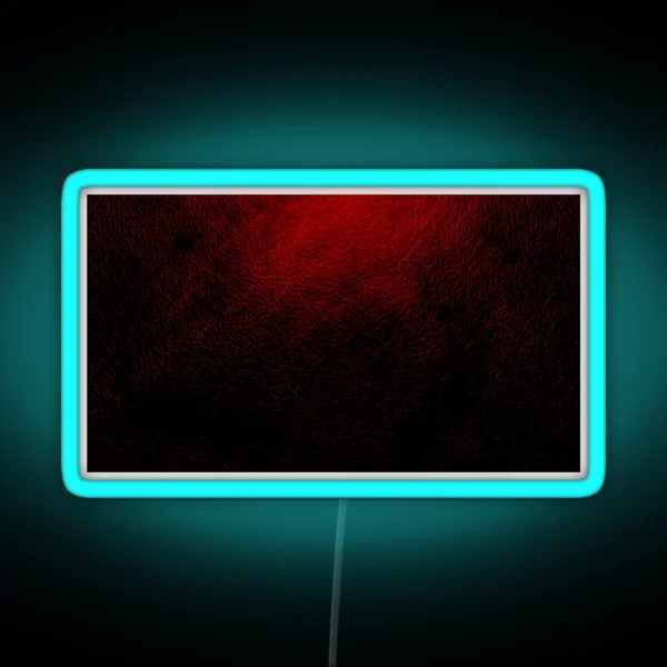 Extreme Close Up Leather Texture Vivid Burn RGB Neon Sign