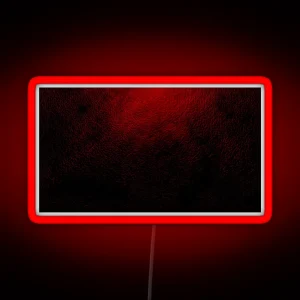 Extreme Close Up Leather Texture Vivid Burn RGB Neon Sign