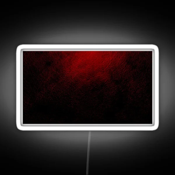 Extreme Close Up Leather Texture Vivid Burn RGB Neon Sign
