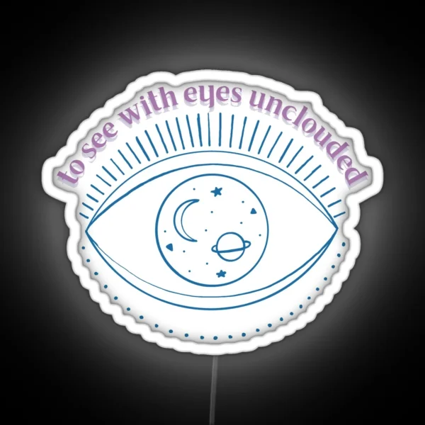 Eyes Unclouded Princess Mononoke RGB Neon Sign