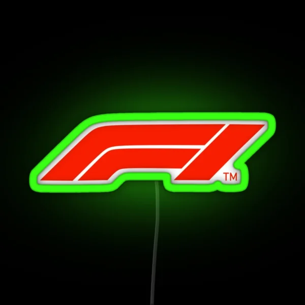 F 1 Racing RGB Neon Sign