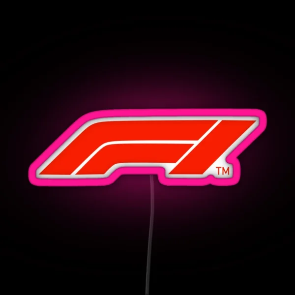 F 1 Racing RGB Neon Sign